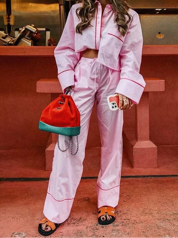 Mina Bluse & Hose Set