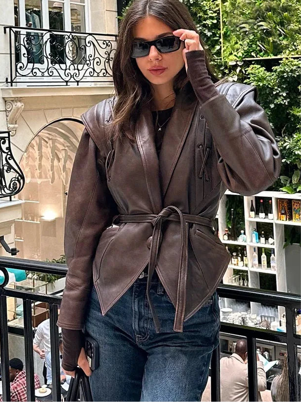 Pauline Leder(Vegan) Jacke