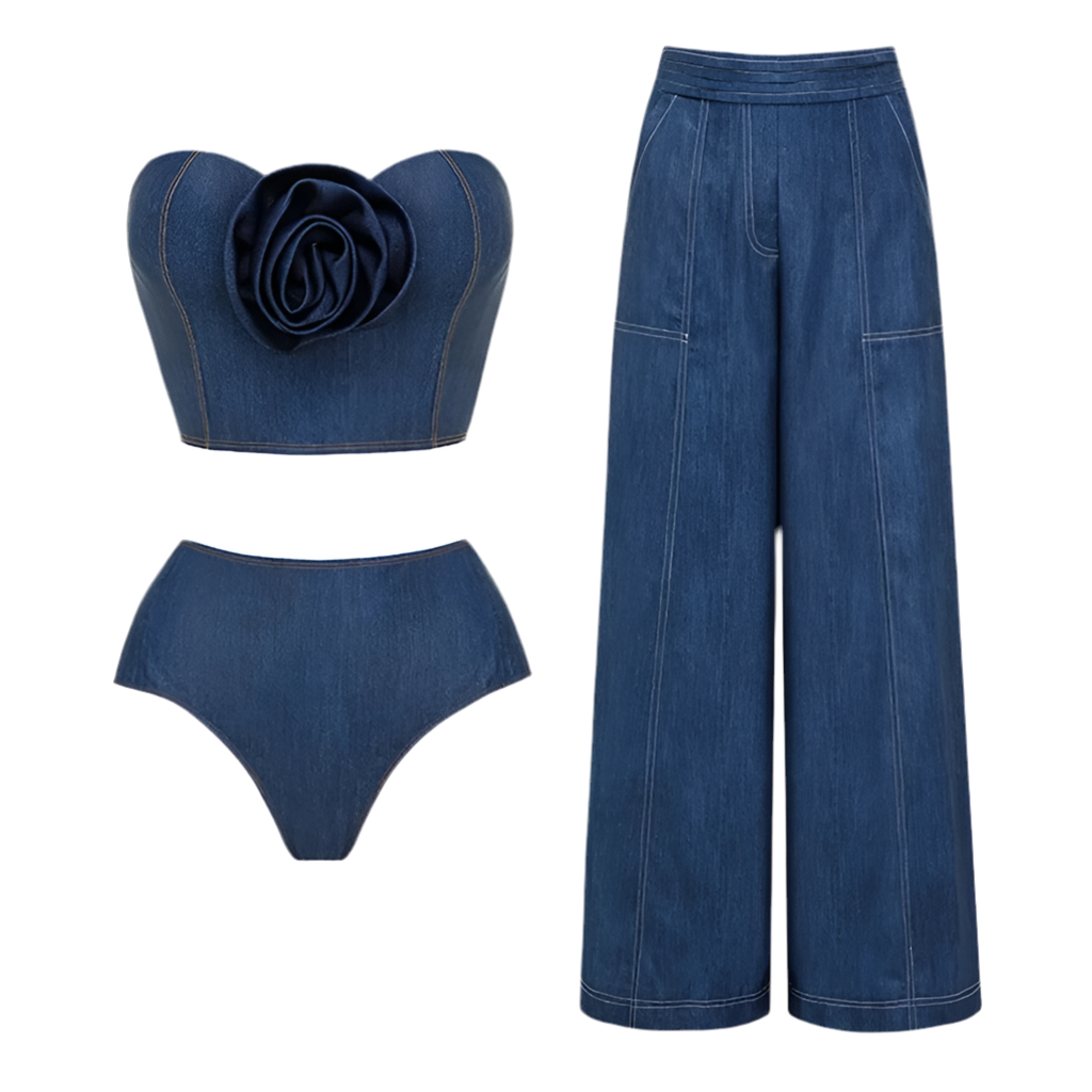 Designer Jennis 3D Flower Bademode