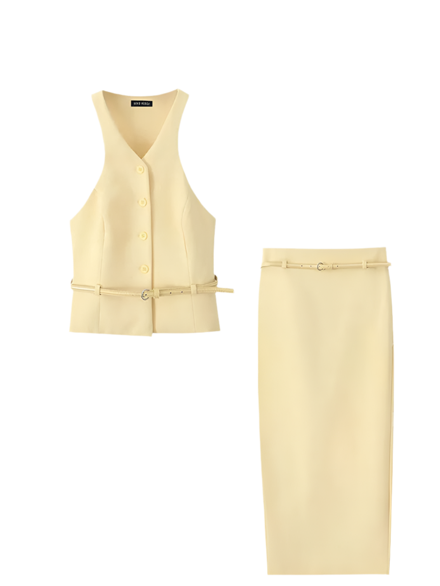 Elleny Rock Weste Anzug