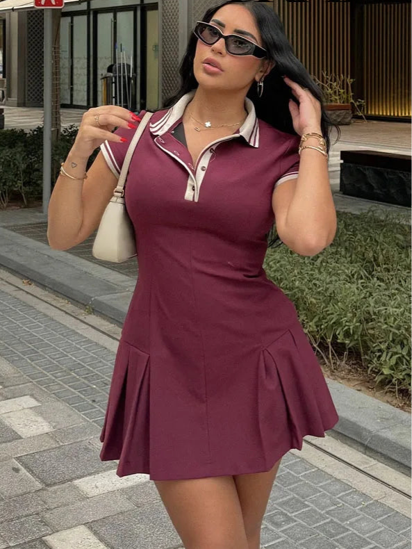 Elf Polo A-Line Dress