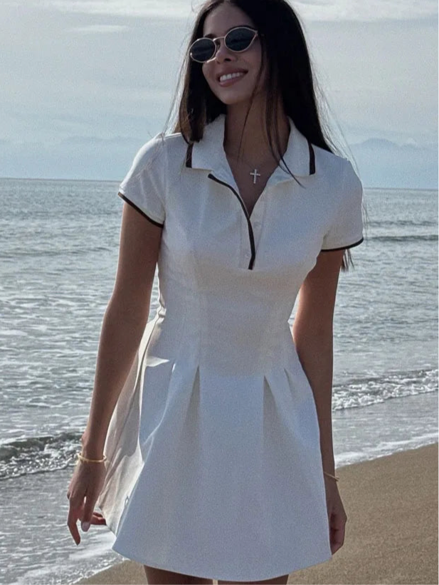 Elf Polo A-Line Dress