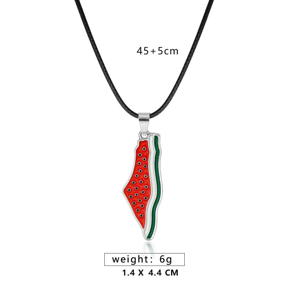 Stainless Steel Watermelon Necklace