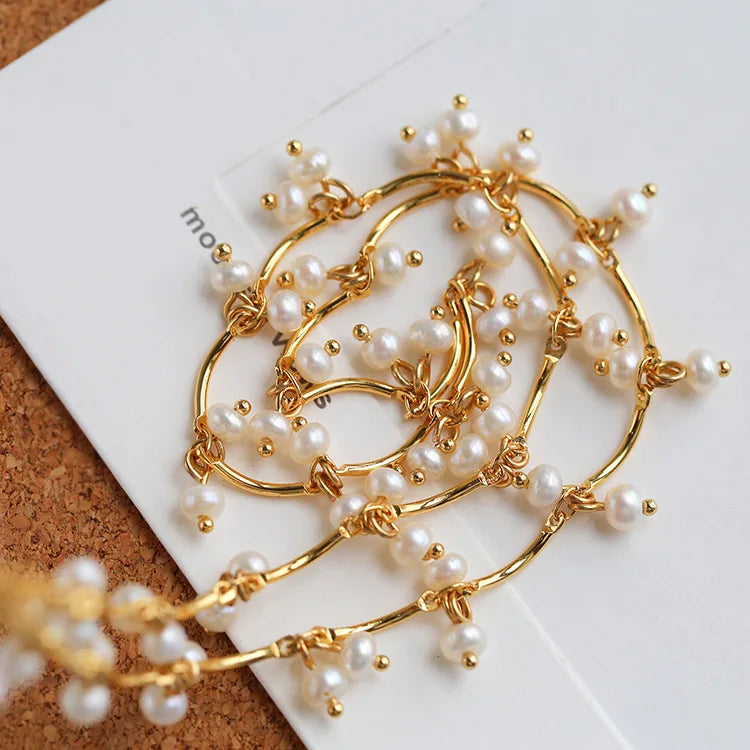 Perla Halskette und Bracelet