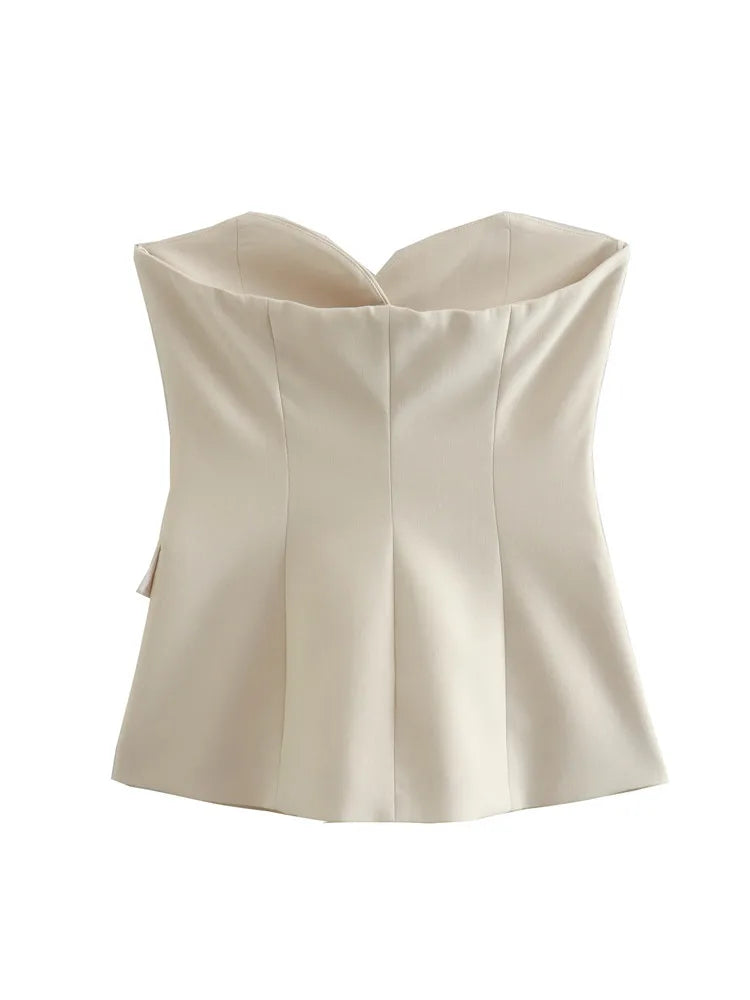 Daysi White Crop Top