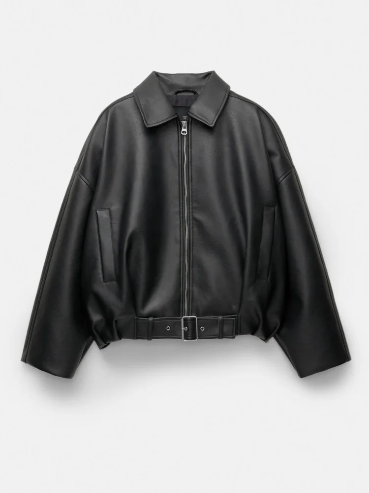 Retro Leatherette Jacket