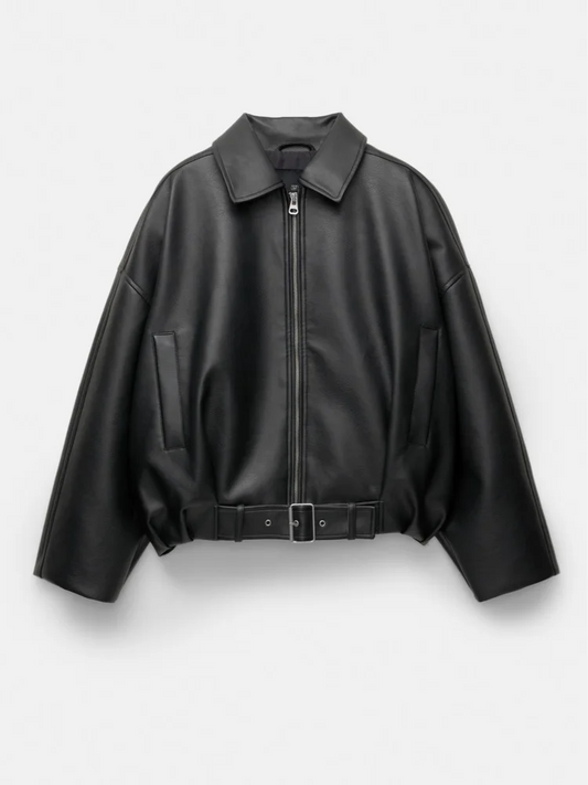Retro Leatherette Jacket