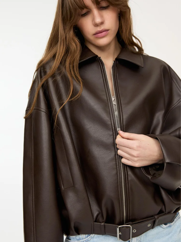 Retro Leatherette Jacket
