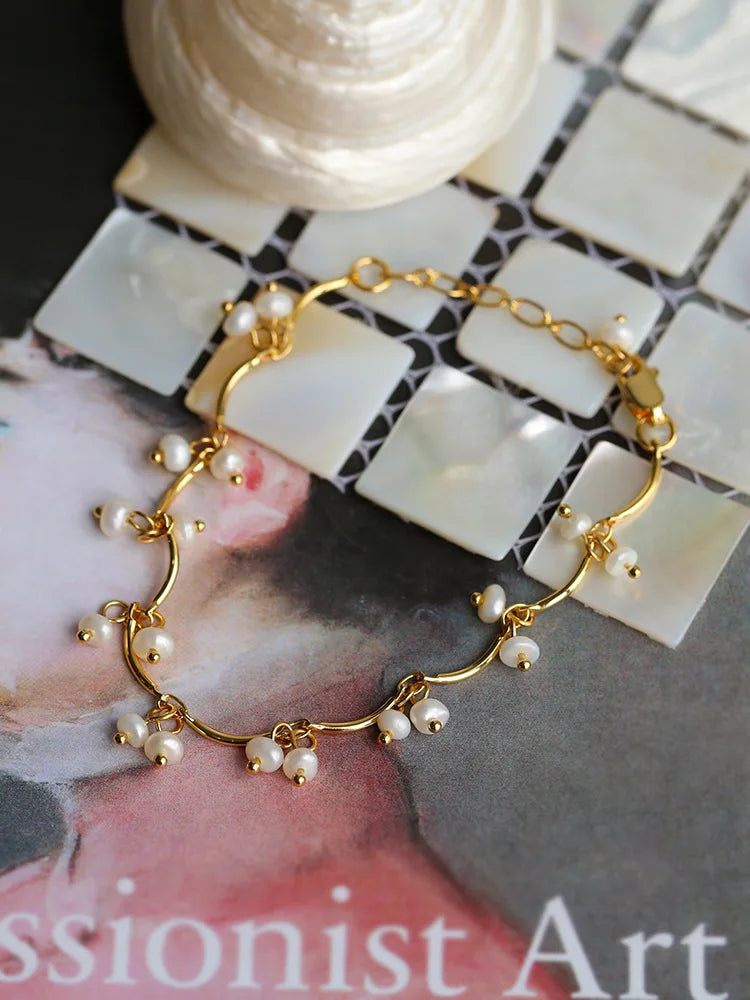 Perla Halskette und Bracelet