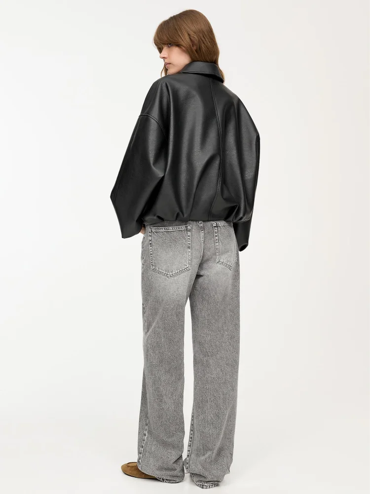 Retro Leatherette Jacket