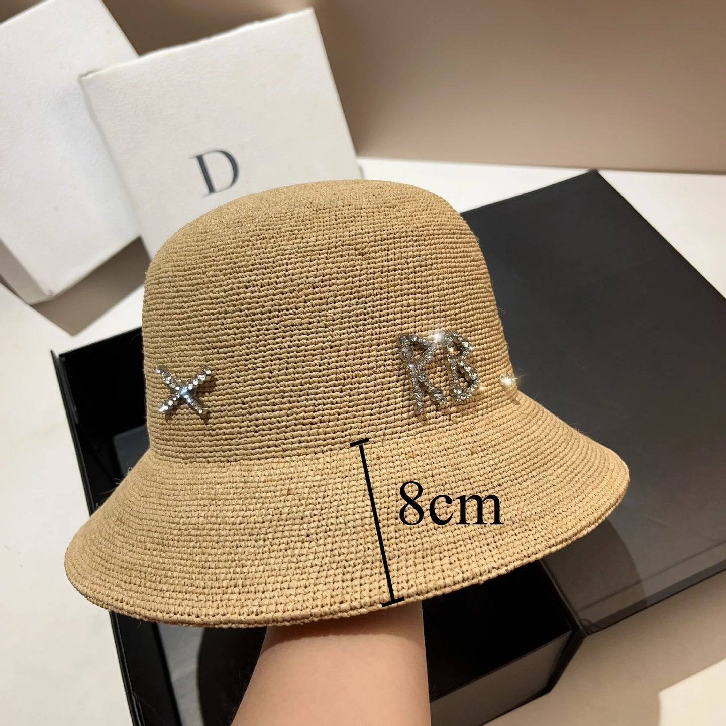 Raffia Bucket Hat t