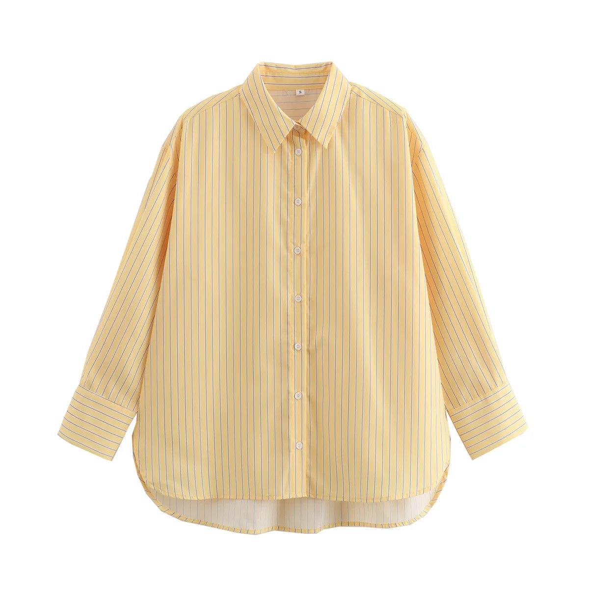 Camelio Yellow Striped Hemd