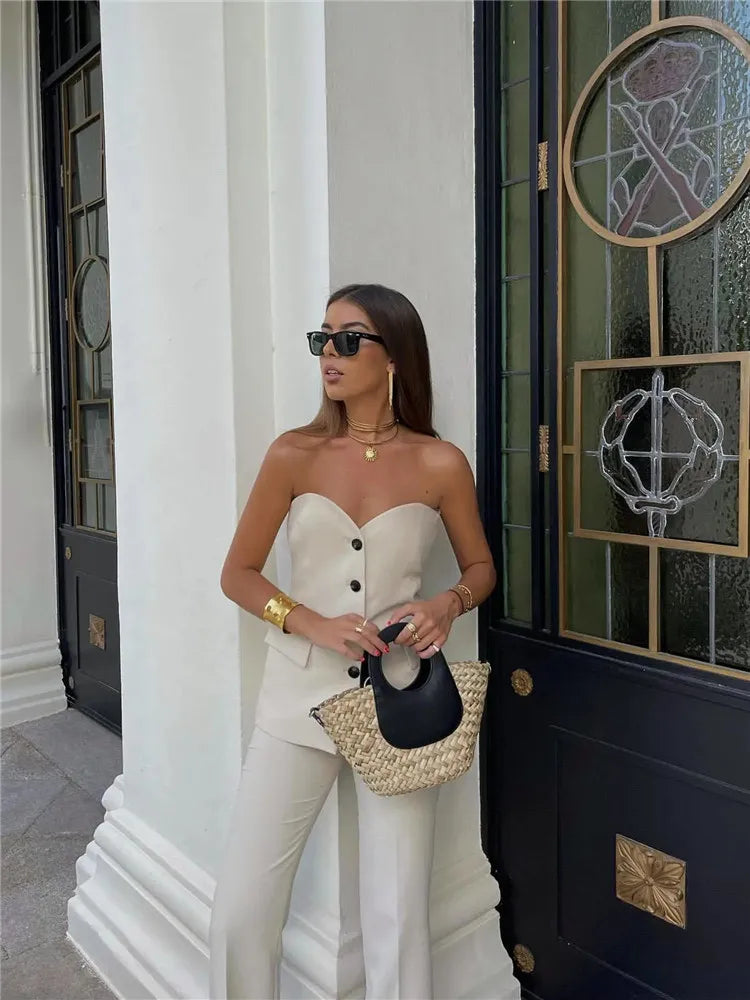 Daysi White Crop Top