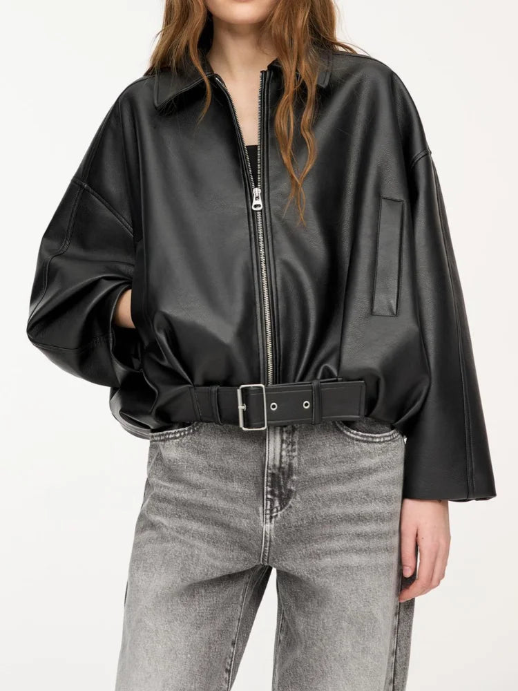 Retro Leatherette Jacket