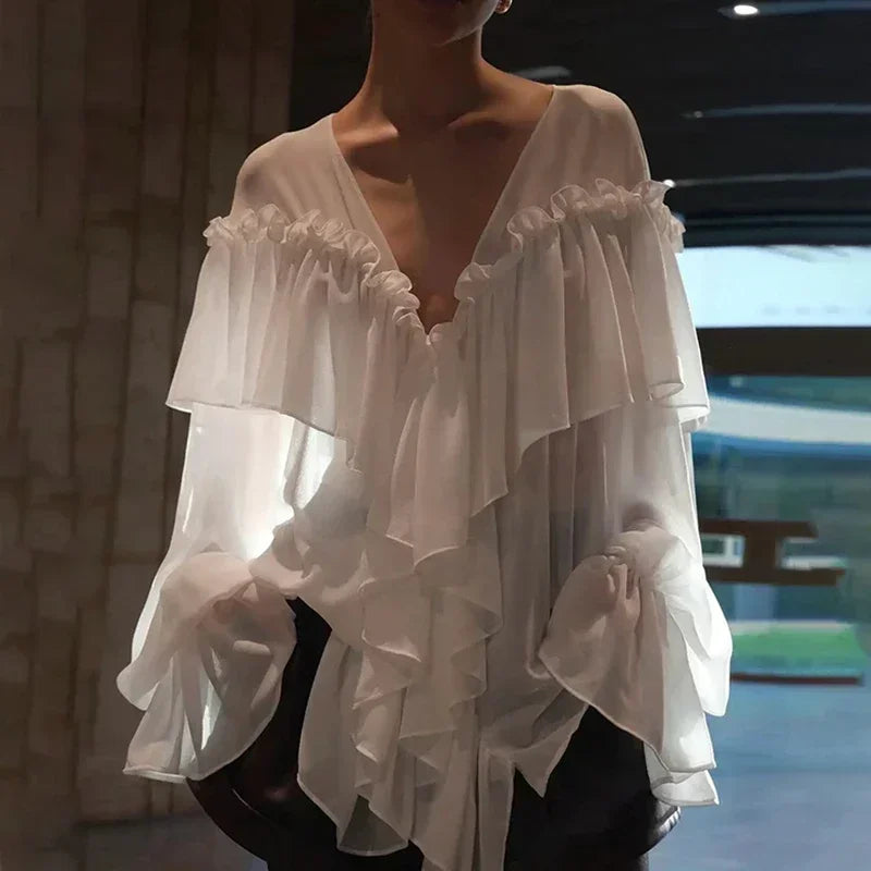 Sey Ruffle Bluse