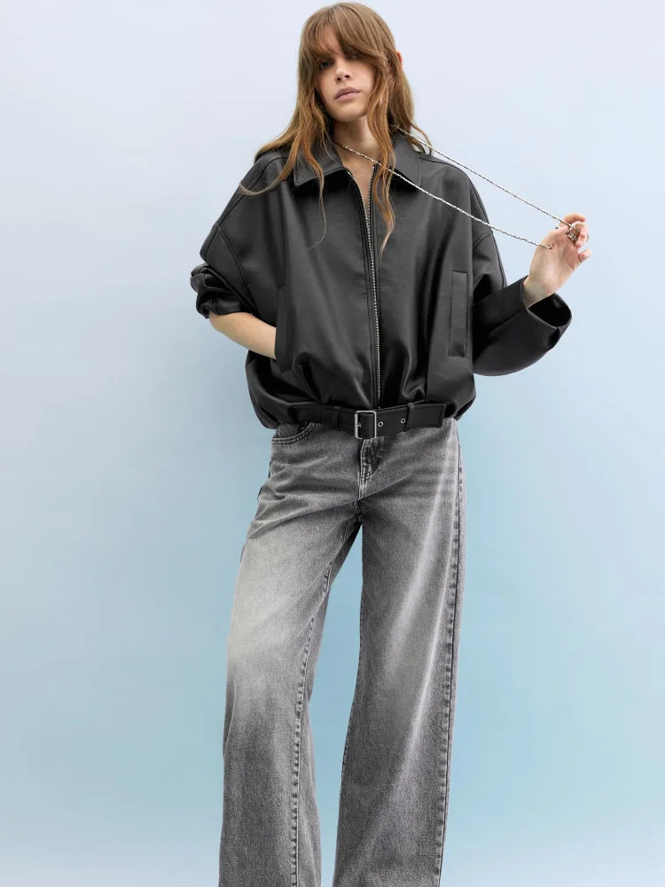 Retro Leatherette Jacket