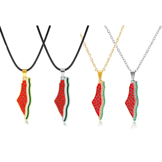 Stainless Steel Watermelon Necklace