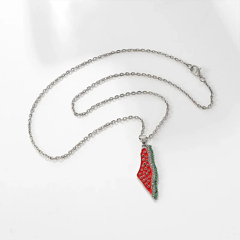 Stainless Steel Watermelon Necklace