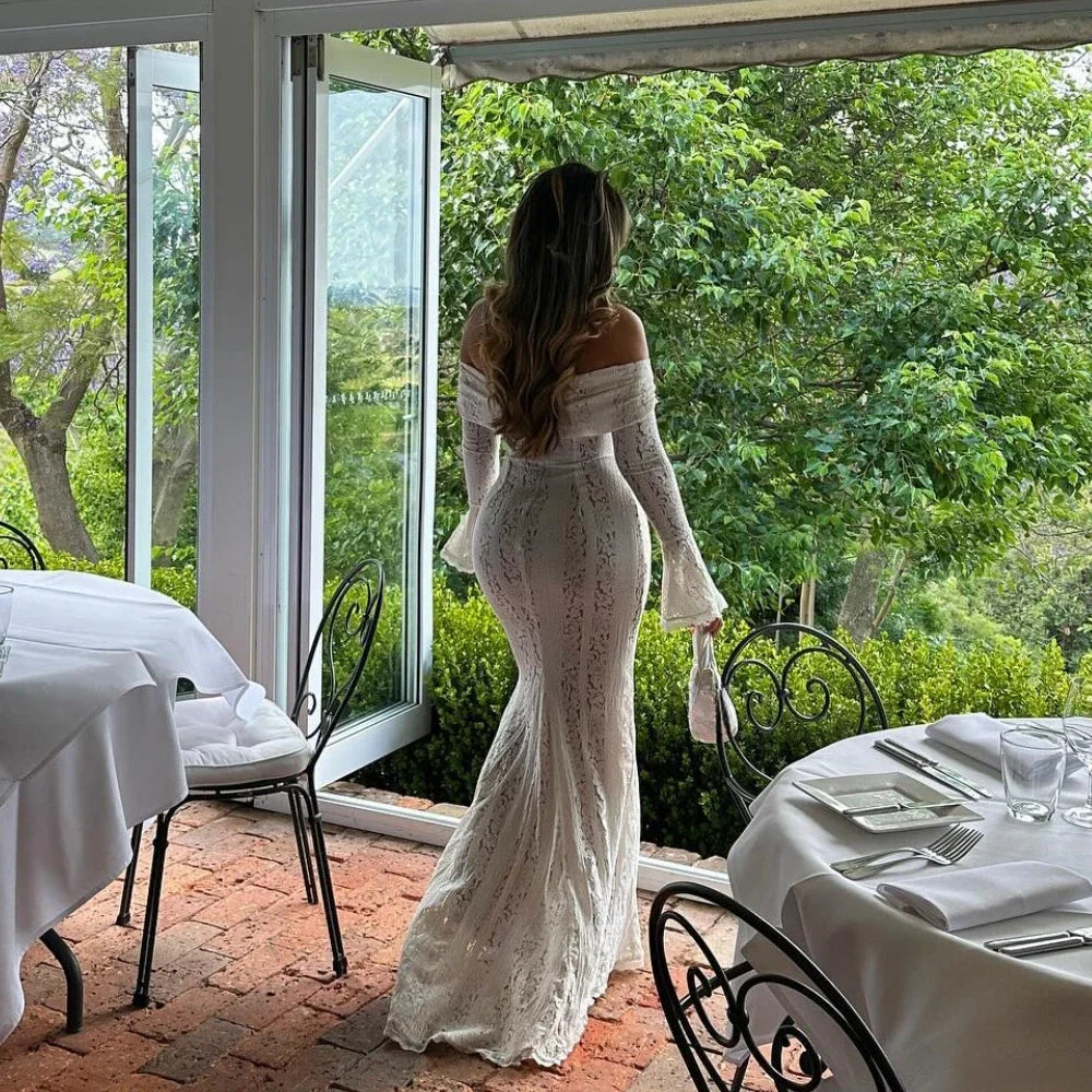 Sebilay Shoulder Kleid